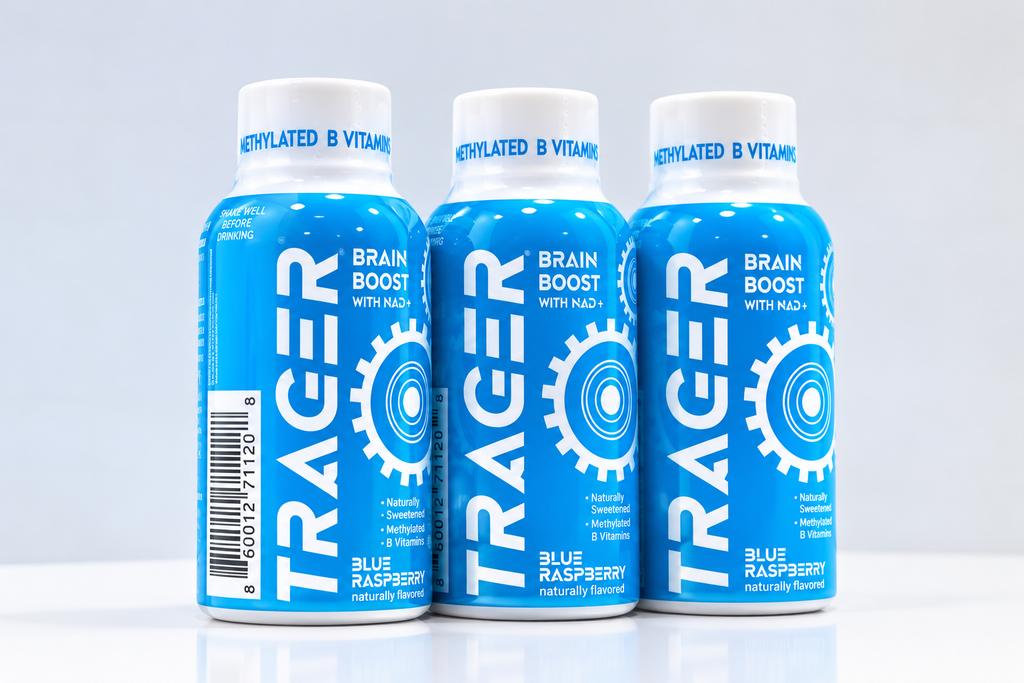 Blue Raspberry 2 oz shots, three bottles