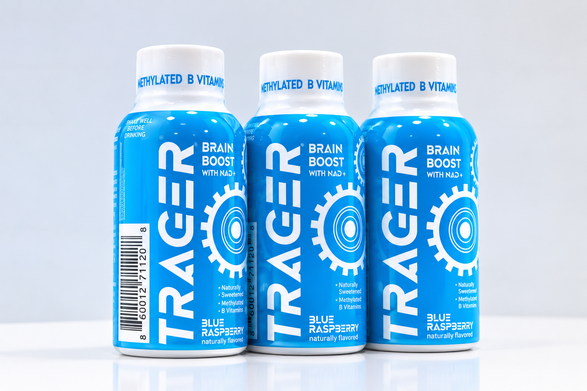 Blue Raspberry 2 oz shots, three bottles