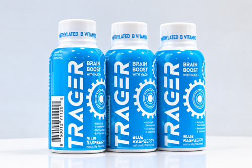Blue Raspberry 2 oz shots, three bottles