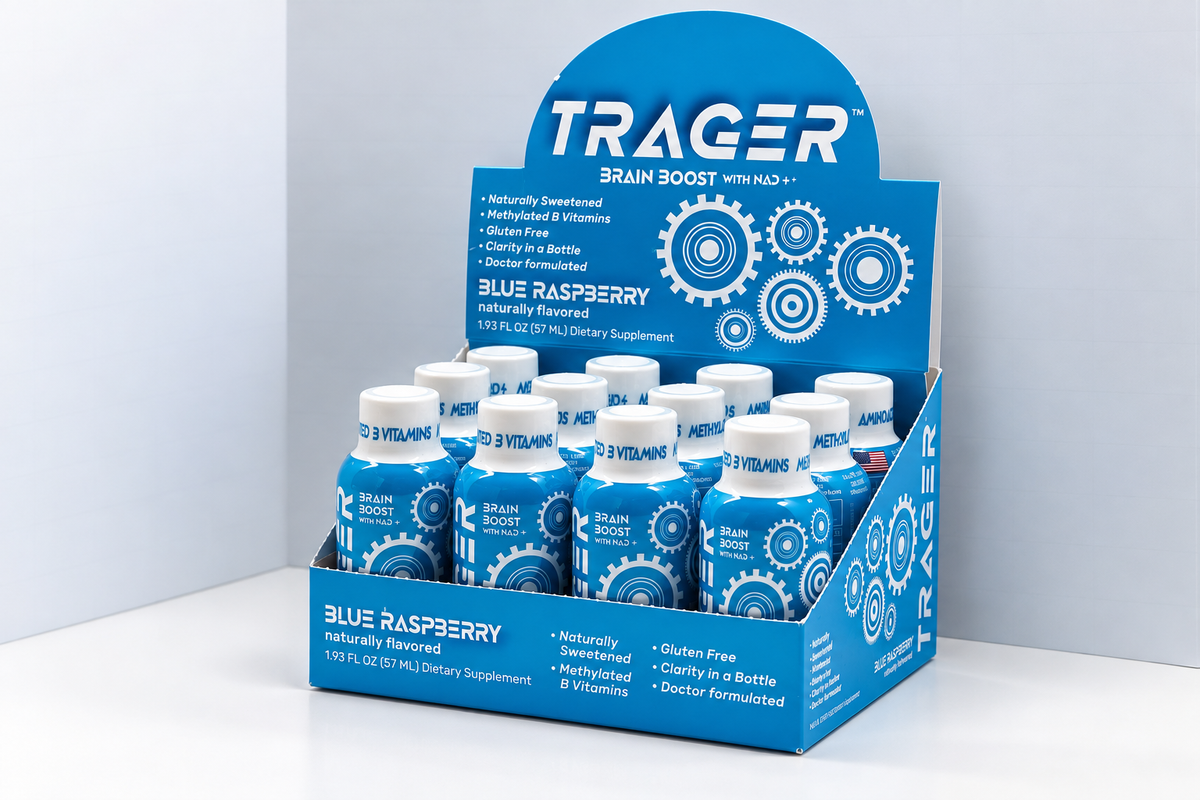 2 oz shot 12-pack counter display box