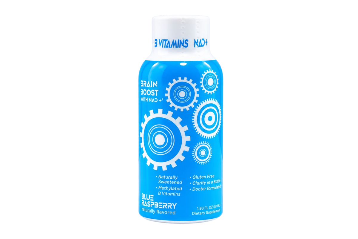 Trager Blue Raspberry 2 oz shots